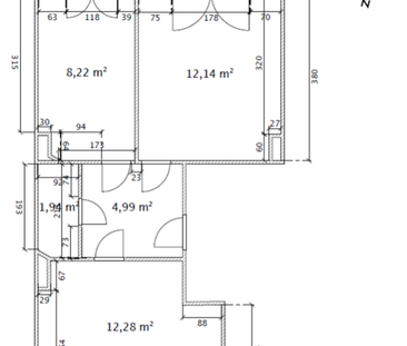 Exklusiv möblierte 2-Zimmer-Wohnung mit Balkon und Gartennutzung - Foto 1