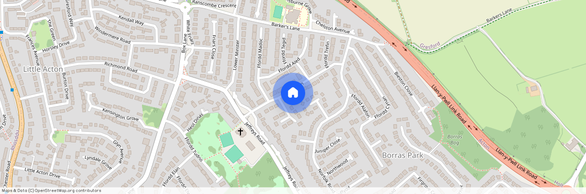 Ffordd Alun, Wrexham, LL12
