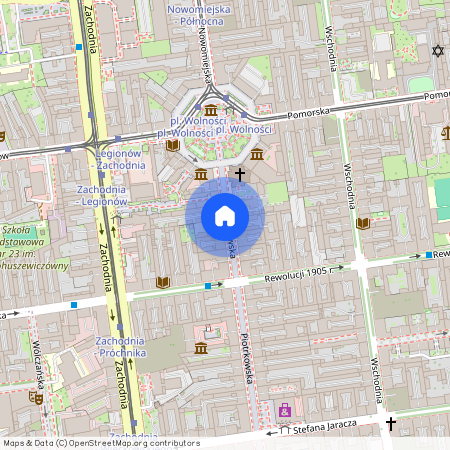 ul. Aleja T. Kościuszki, Centrum, Śródmieście, Łódź, łódzkie