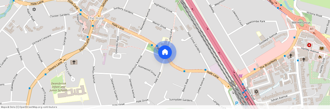 Hale Lane, Mill Hill, NW7, North London