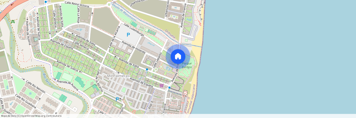 Mil Palmeras, Pilar de la Horadada