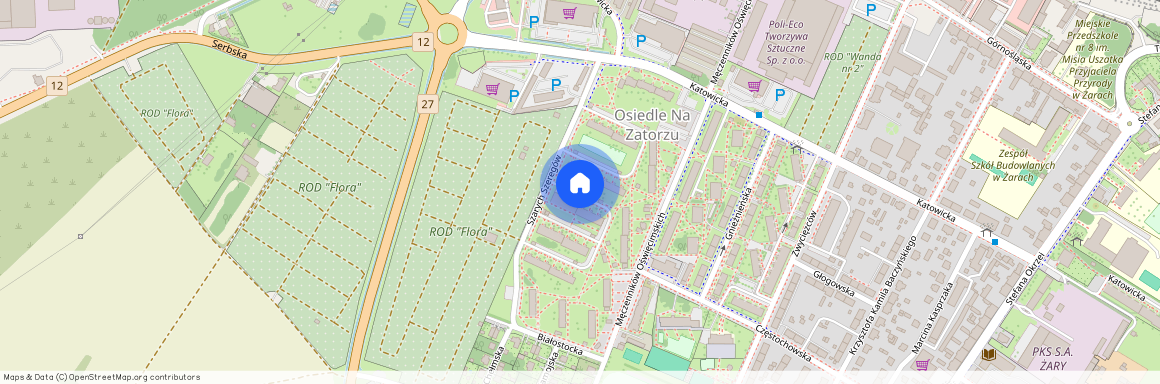 ul. Szarych Szeregów, Żary, żarski, lubuskie