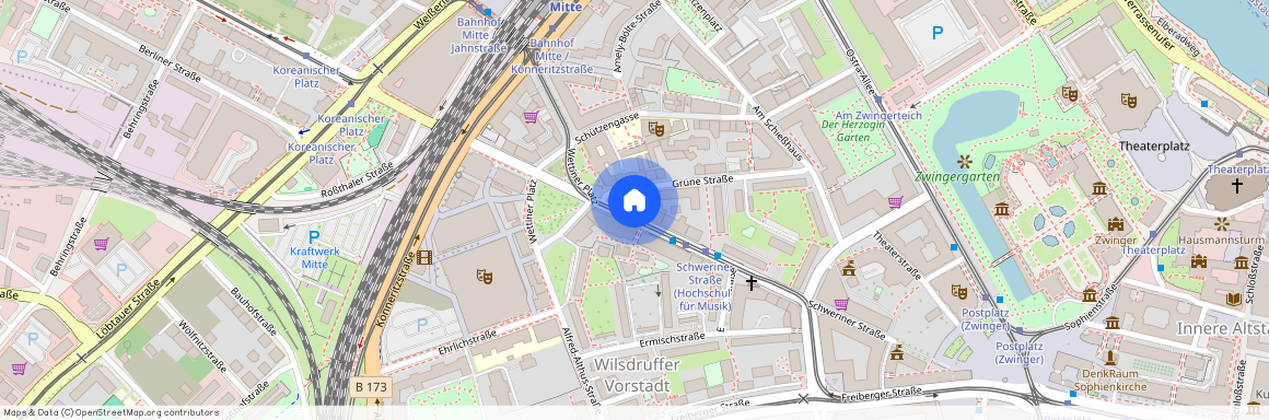 Schweriner Straße 46, 01067 Dresden - Wilsdruffer Vorstadt/Seevorstadt-West