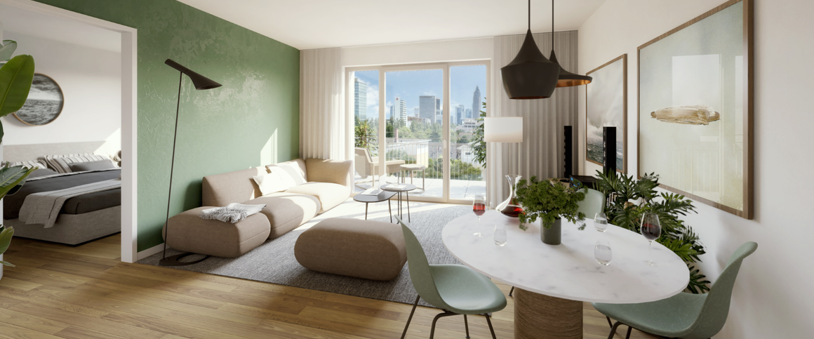 Ihr neues Zuhause mit Nachhaltigkeitsfokus: Moderne 2-Zimmer-Wohnung - Foto 1