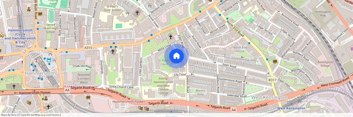 More Close, St Pauls Court, W14