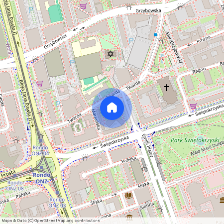 Emilii Plater 55, Warszawa, Śródmieście, Śródmieście Północne