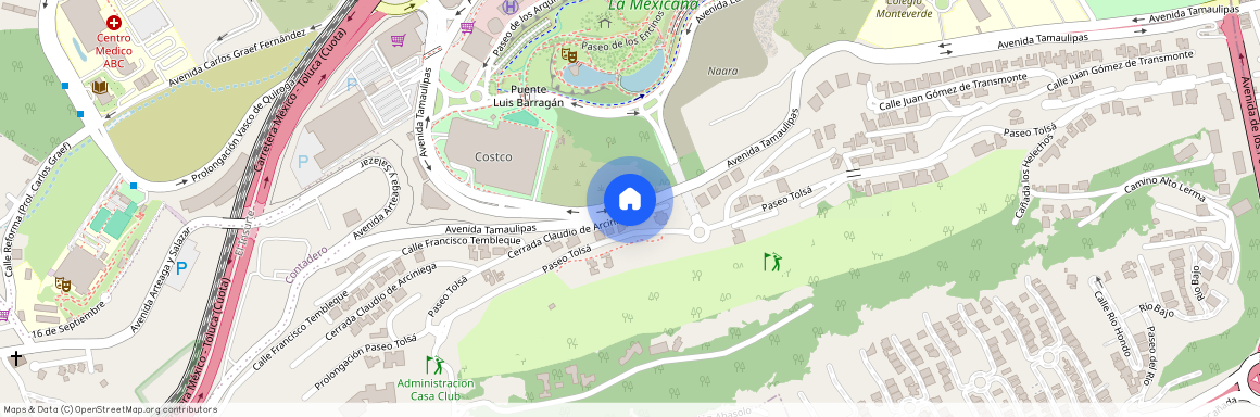 Avenida Tamaulipas, Colonia San Mateo Tlaltenango, C.P. 05600, Df / Cdmx