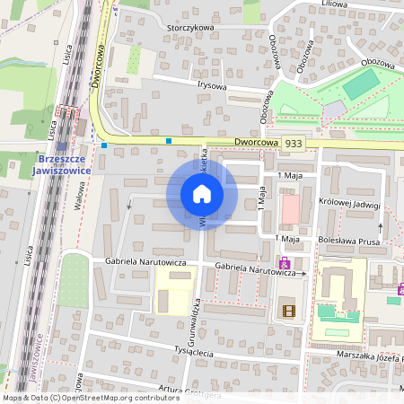 ul. Władysława Łokietka, Brzeszcze, Brzeszcze, oświęcimski, małopolskie