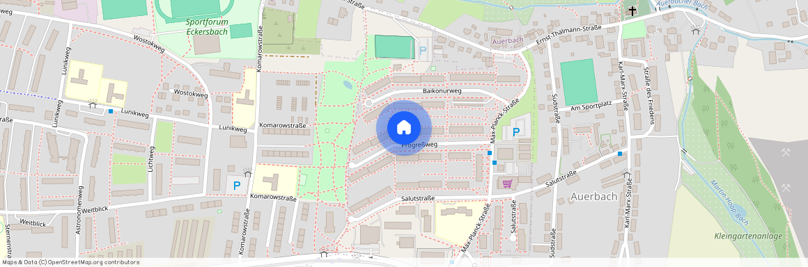 4. Etage, Progreßweg 26, Eckersbach E5-1, Zwickau