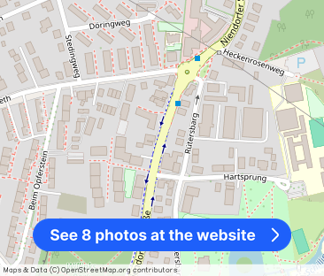 Hochwertige 2-Zimmer-Wohnung mit Dachterrasse zur Miete in Lokstedt... - Photo 1