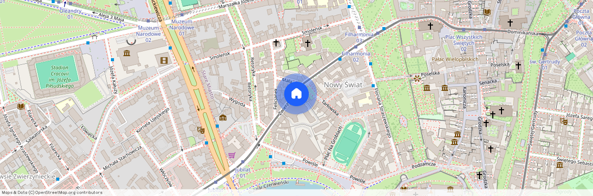 Stare Miasto, Zwierzyniecka, Kraków