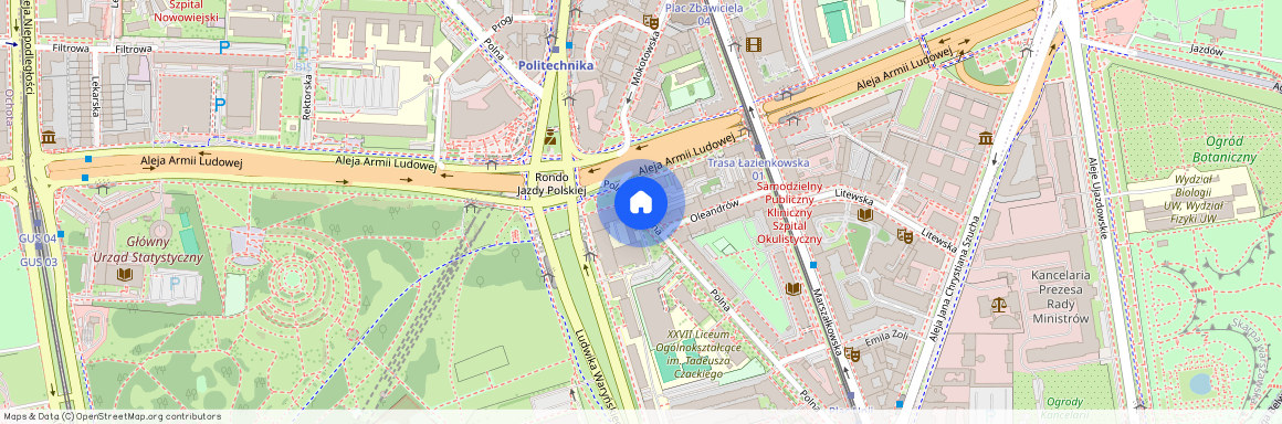 ul. Polna, Śródmieście Południowe, Śródmieście, Warszawa, mazowieckie