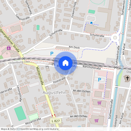 26689, Apen  Augustfehn Augustfehn