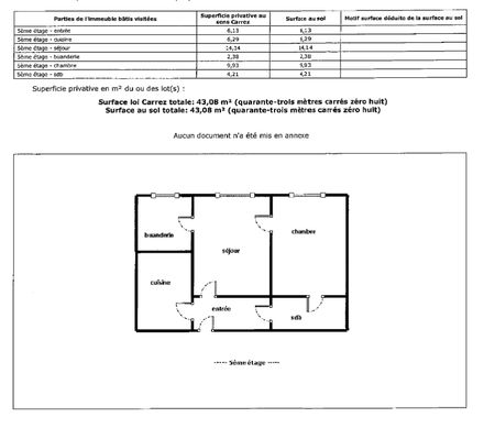 Location appartement 43.08 m², Metz 57000Moselle - Photo 4