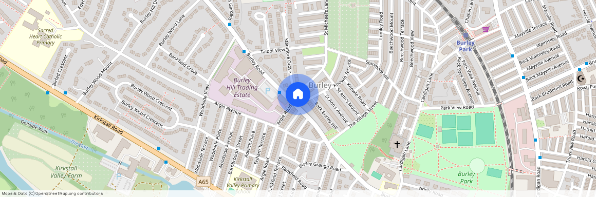 Flat 1, 350 Burley Road, Burley, Leeds, LS4 2NZ., Leeds .