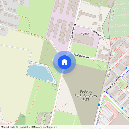 ul. Spółdzielców, Mierzyn, Dobra (Szczecińska), policki, zachodniopomorskie