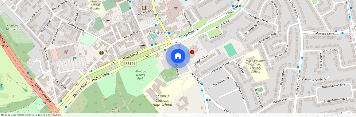 Woolton Street, Woolton, Liverpool, L25