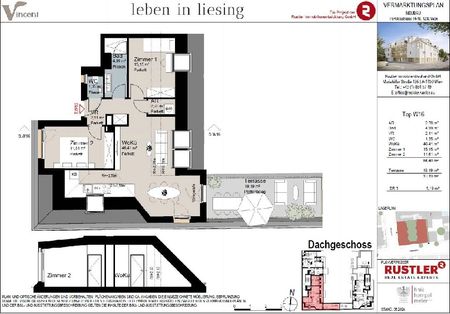 Erstbezug - Traumhafte Dachgeschoßwohnung mit großer Terrasse | Fertigstellung 2025 - Foto 5