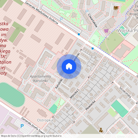 ul. Karolinki, Śródmieście, Gliwice, śląskie