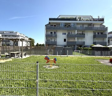 Günstige Neubauwohnung mit MEGA-SÜD-BALKON (11,77m²) nahe Akademiepark - Foto 3