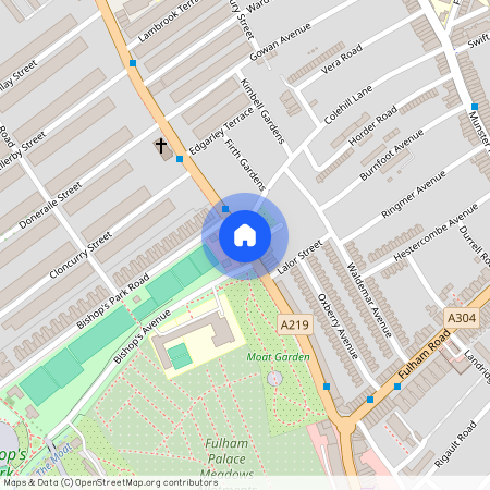 Colehill Gardens, Hammersmith and Fulham, Fulham, London, SW6