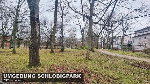 Wohnen am Schlobigpark. 1-Raum Wohnung mit Wintergarten - Photo 1