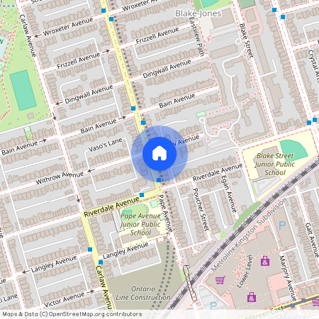 463 Pape Avenue Unit# Upper, Toronto