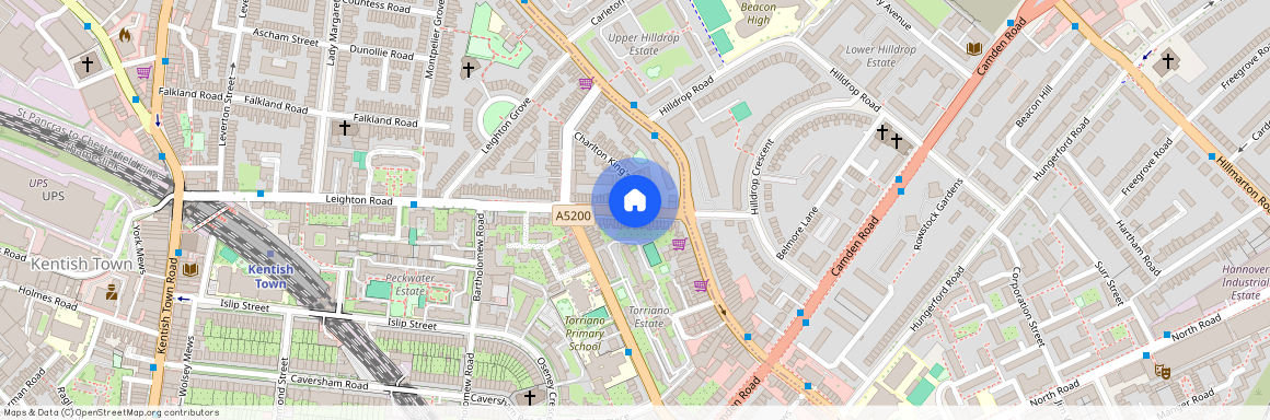 Leighton Road, Kentish Town, London, NW5