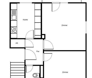 Perfekt für uns: 2-Zimmer-Wohnung mit Balkon in Stadtlage - Photo 3