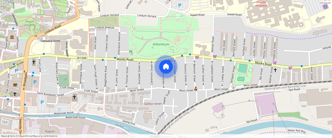 ** Eastbourne Street, Lincoln, Lincolnshire, LN2 5BW