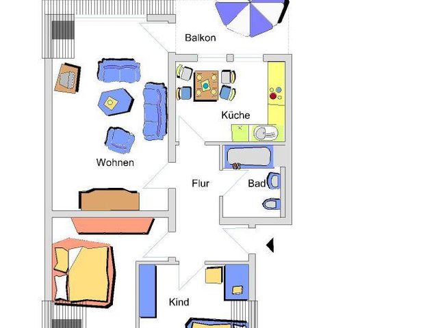 schöne Dachgeschoss-Wohnung in Scholven - Foto 1