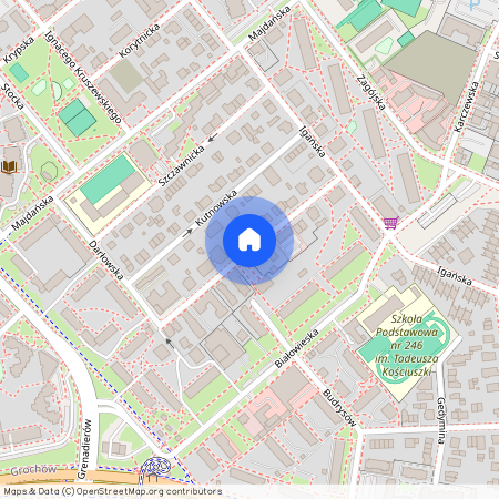 ul. Zgierska, Grochów, Praga-Południe, Warszawa, mazowieckie