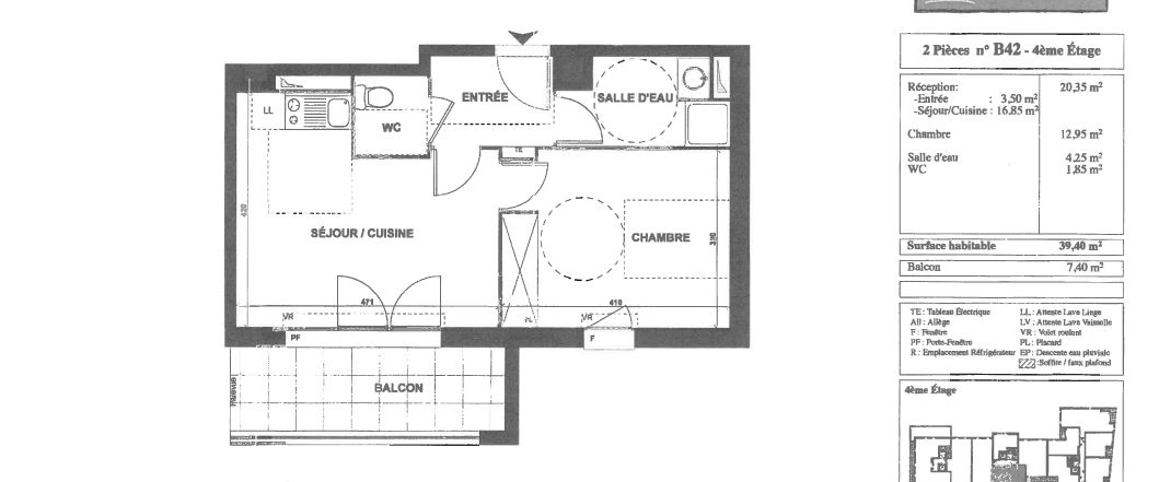 Appartement 2 pièces - Photo 1