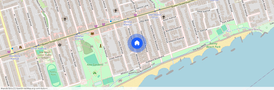 53 Wineva Avenue Unit# Lower, Toronto