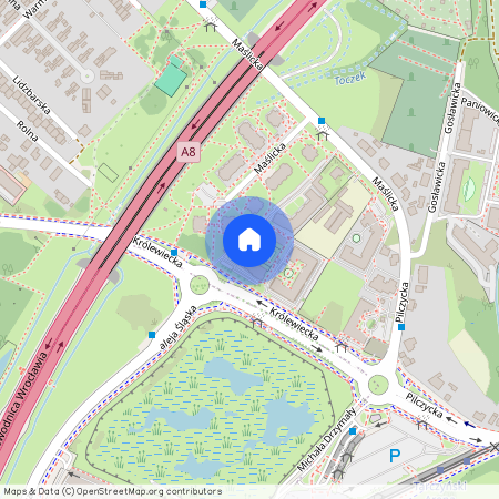 ul. Królewiecka, Maślice, Fabryczna, Wrocław, dolnośląskie