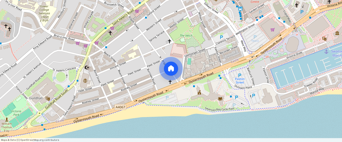 SA1 3TA, Swansea