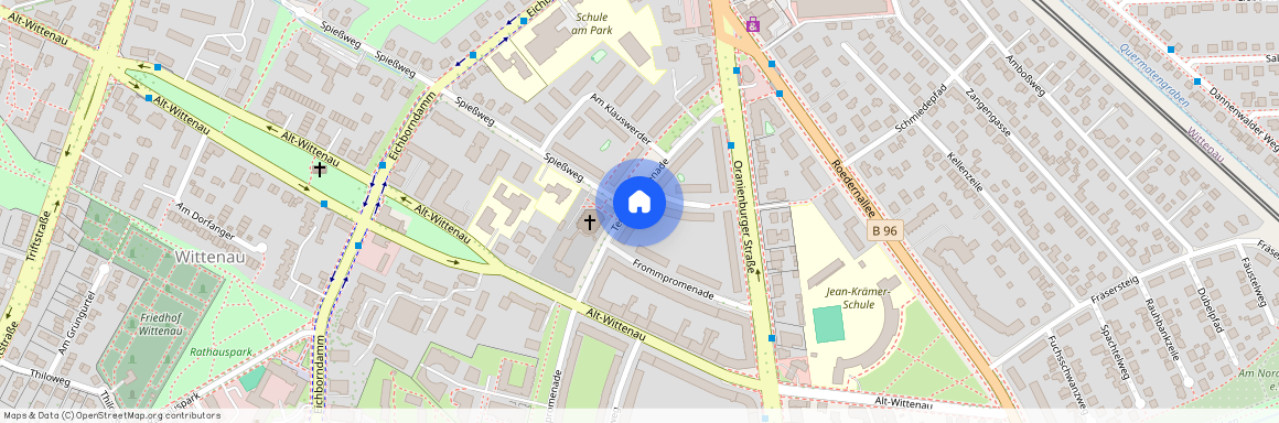 Techowpromenade 46, 13437 Berlin OT Wittenau, Zur Karte