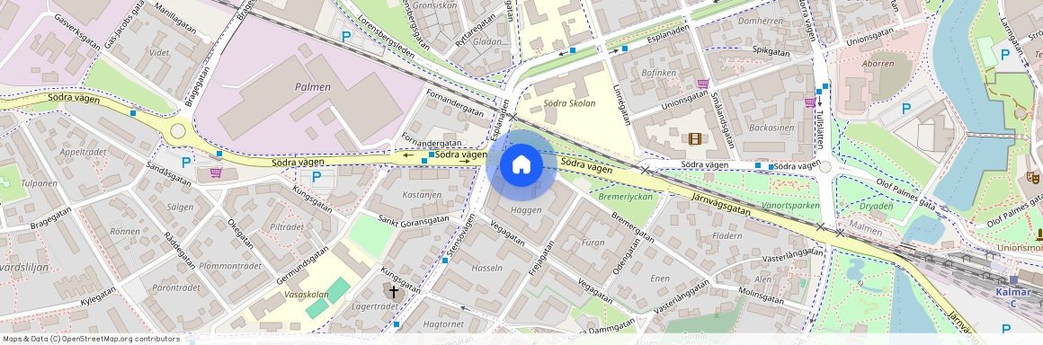 Södra vägen 1 Bremerlyckan, Kalmar