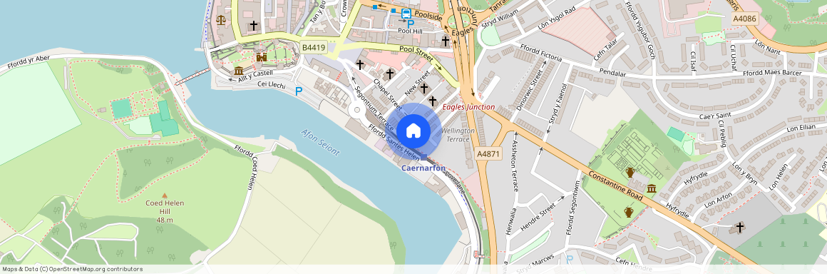 Snowdon Street, Caernarfon, Gwynedd, LL55