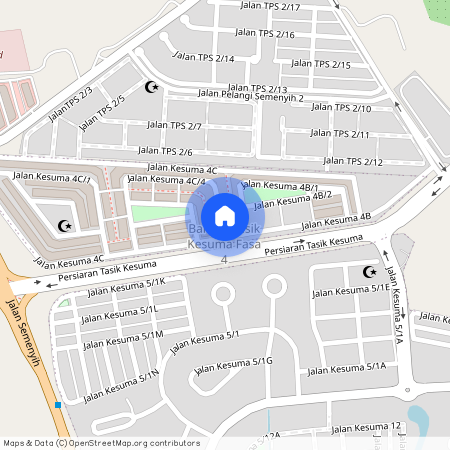 Residensi Kesuma, 1, Jalan Kesuma, Bandar Tasik Kesuma, 43700, Singapore