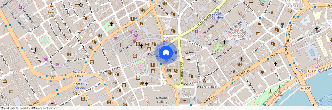 St Martins Lane, Covent Garden, WC2N