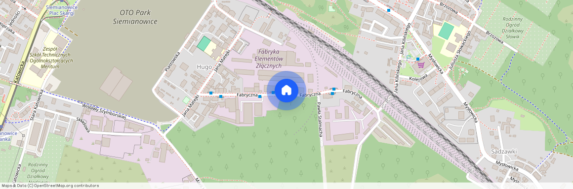 ul. Fabryczna, Centrum, Siemianowice Śląskie, śląskie