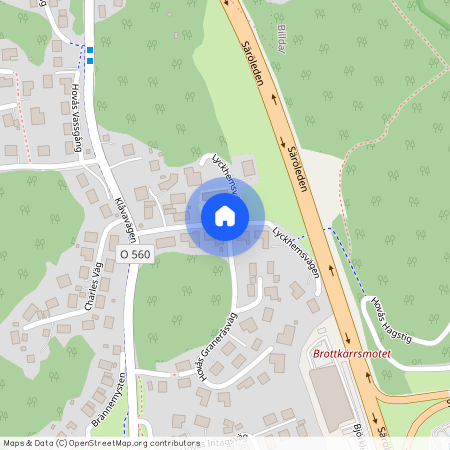 Lyckhemsvägen, Hovås