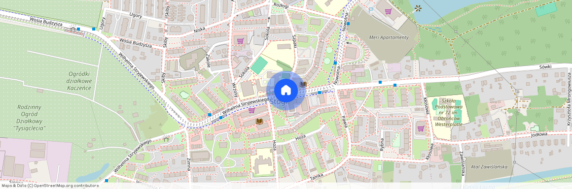 ul. Wilhelma Stryjewskiego, Stogi, Gdańsk, pomorskie