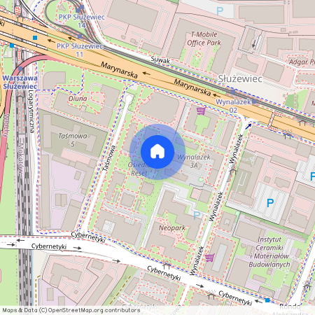 ul. Taśmowa, Służewiec, Mokotów, Warszawa, mazowieckie