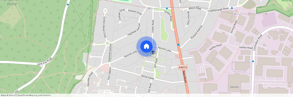 Squirrel Lane, High Wycombe, Buckinghamshire, HP12