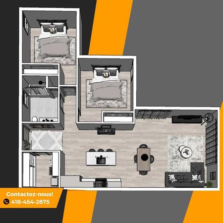 Magnifique condo 4 ½ neuf – rdc Lévis Centre-Ville - Photo 4