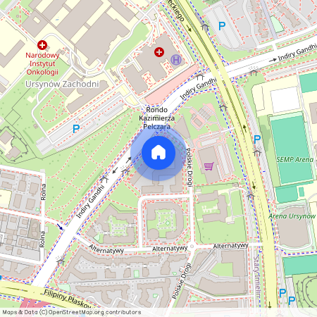 Warszawa, Ursynów, Warszawa, Ursynów, Indiry, Gandhi