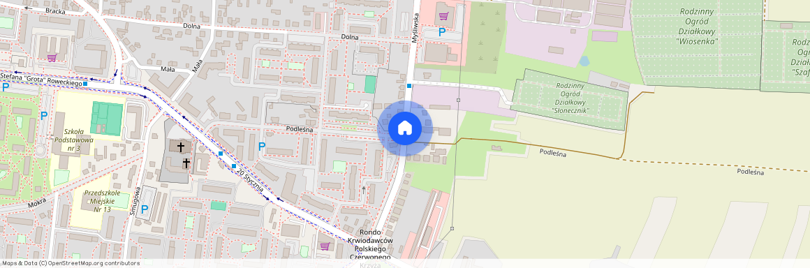 ul. Podleśna, Pabianice, pabianicki, łódzkie