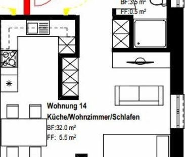1.5 Zimmer, 2. Stock - Photo 5